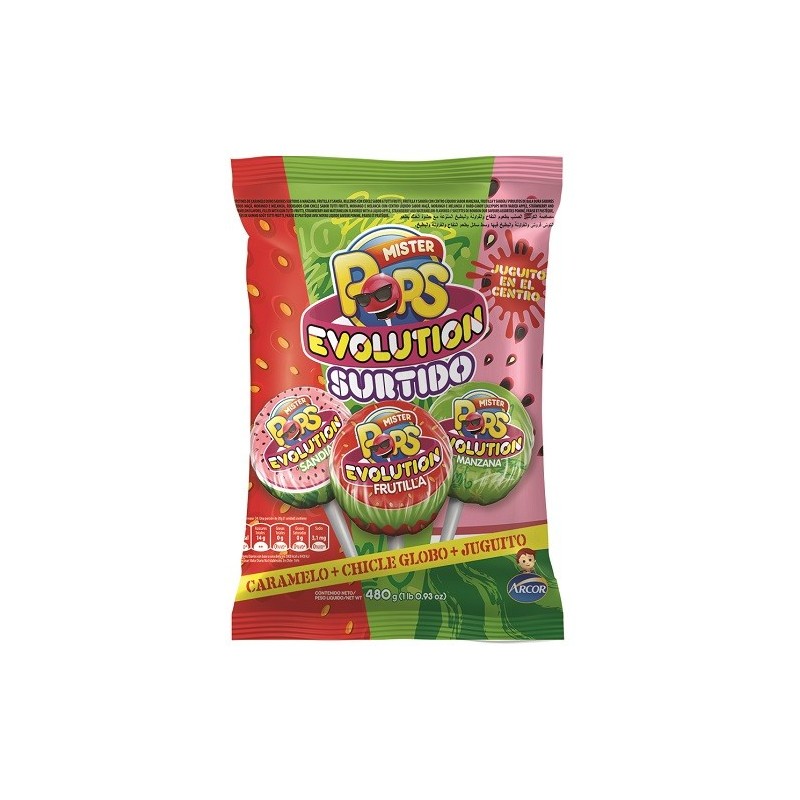 MR.POPS EVOL. SURTIDO x24u.