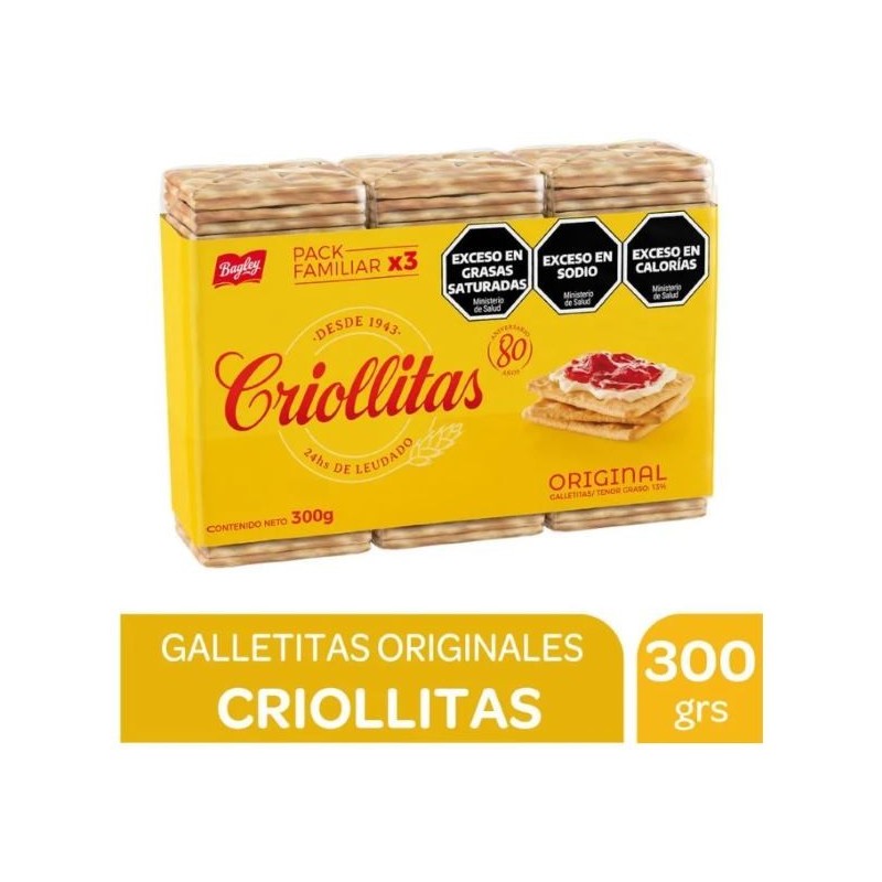 CRIOLLITAS 3X100G