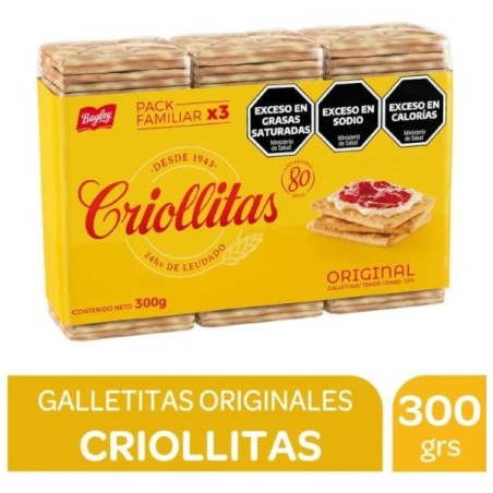 CRIOLLITAS 3X100G