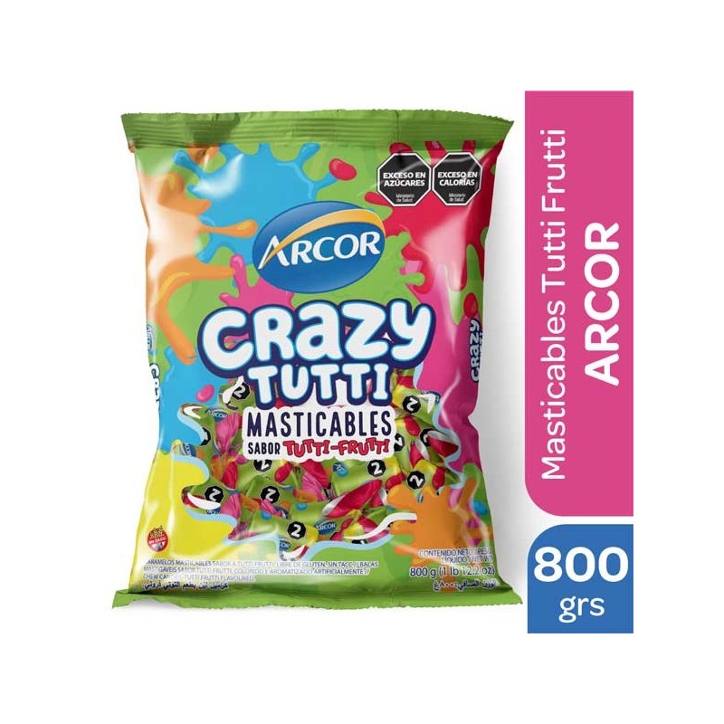 MASTICABLES CRAZY  x 800gr