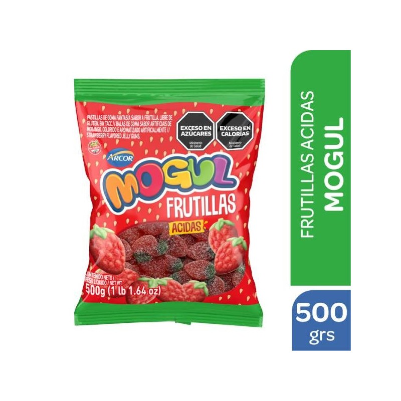 MOGUL FRUTILLAS ACIDAS X500G