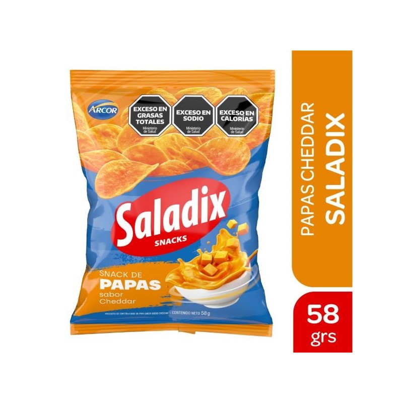 SAL. SNACK CHEDAR X 58G
