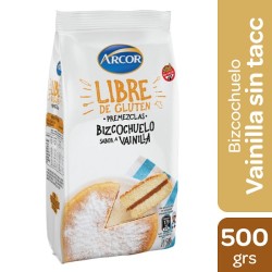 TORTA ARCOR VAINILLA S/TACC x 500gr