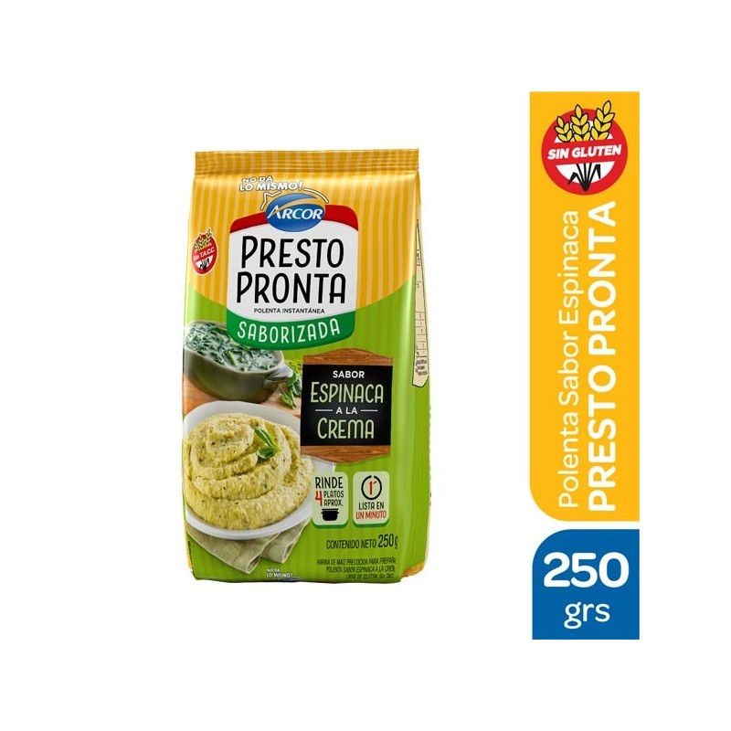 PRESTO ESPINACA/CREMA x250