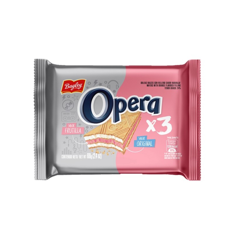 OPERA X3 FRUTILLA x68g