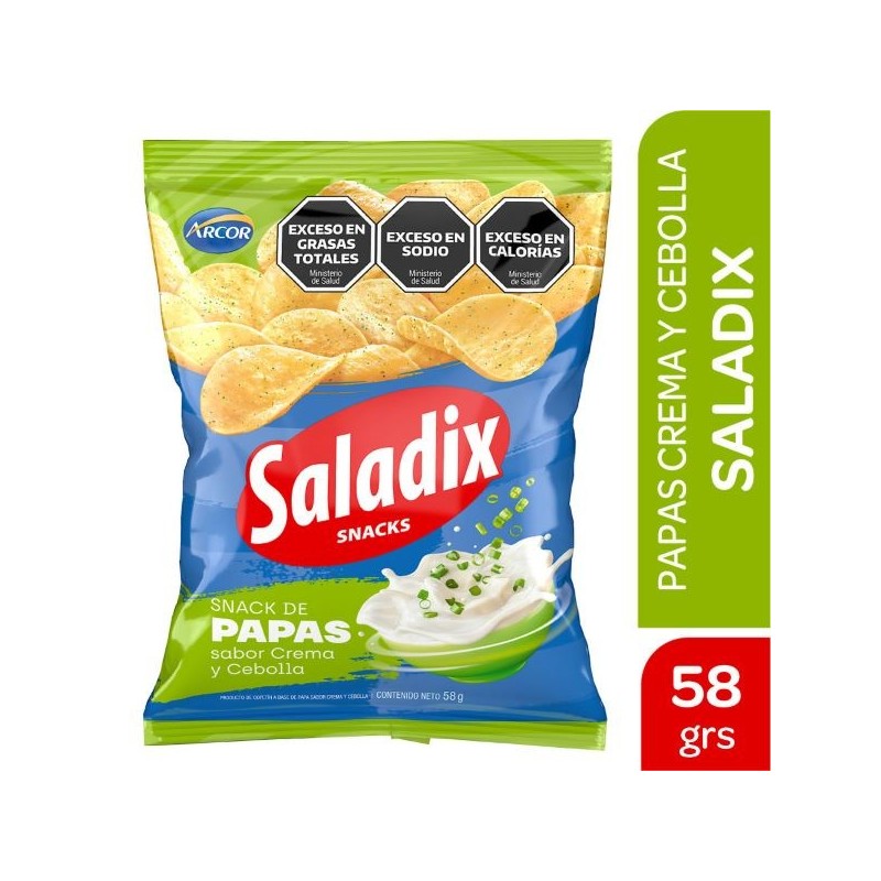 SALADIX CREMA/CEBOLLA x58G