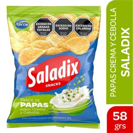 SALADIX CREMA/CEBOLLA x58G