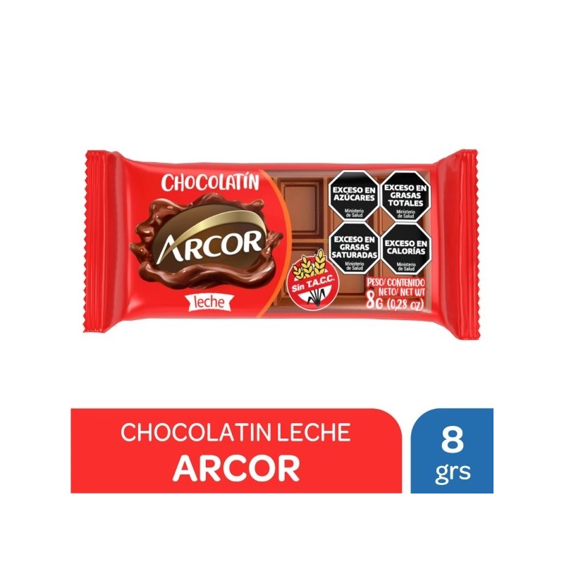 CHOCOLATIN LEC. ARCOR 20x8g