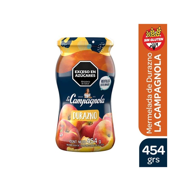 LC MERMELADA DURAZNO x454g