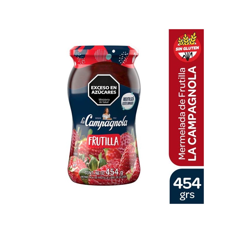 LC MERMELADA FRUTILLA x454g