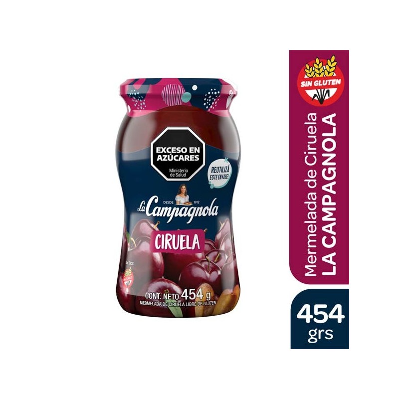 LC MERMELADA CIRUELA x454g