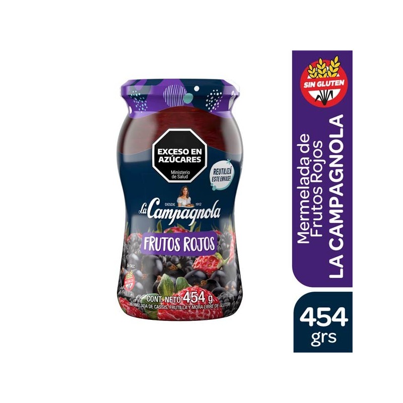 LC MERMELADA FRUTOS ROJOS x454g