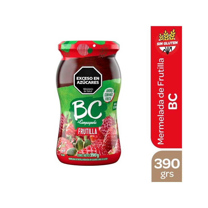 BC MERMELADA FRUTILLA X 390gr