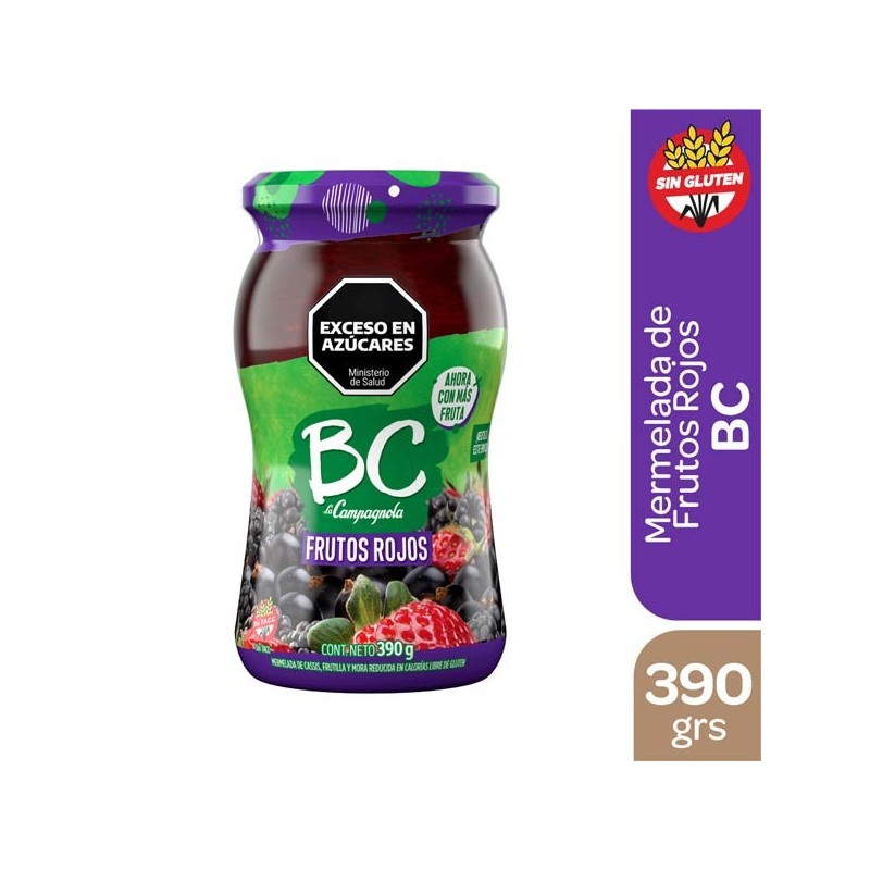 BC MERMELADA FRUT/ROJ x390gr