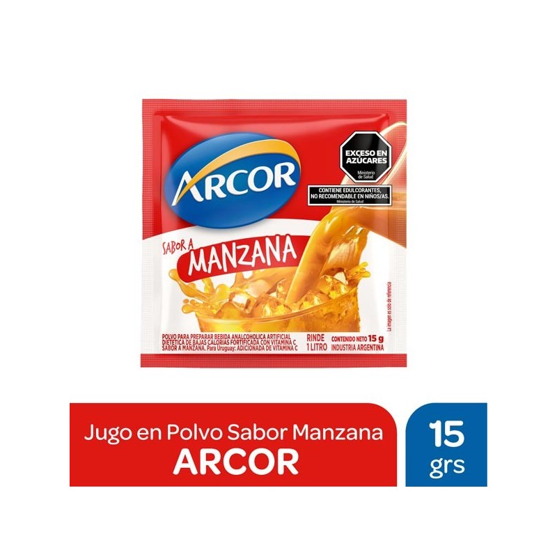 POLVO JUGO MANZANA x18