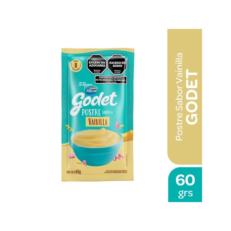 POSTRE GODET VAINILLA  x60g.