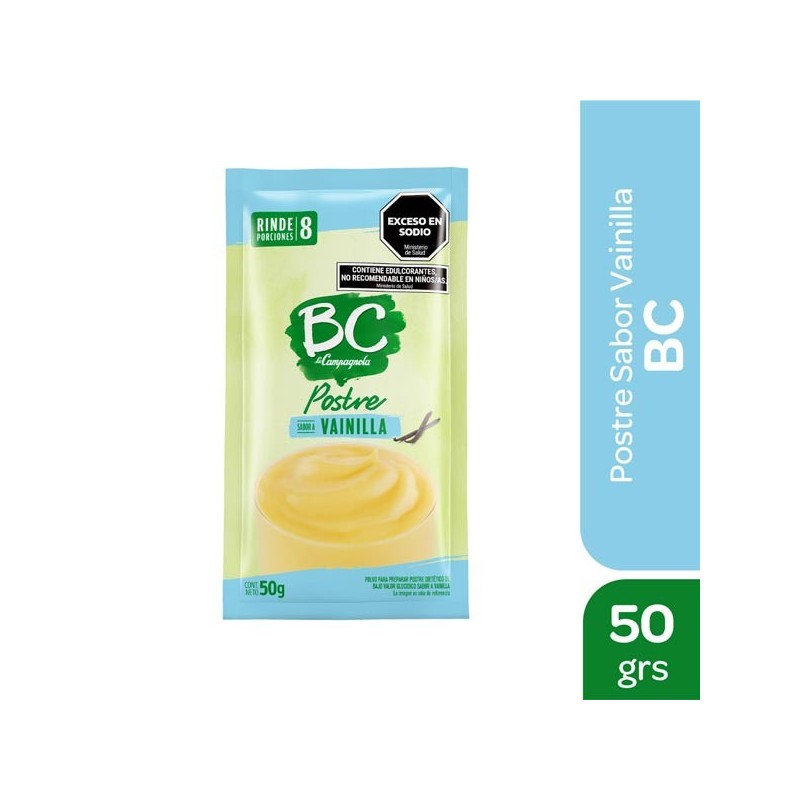 POSTRE BC VAINILLA x50g
