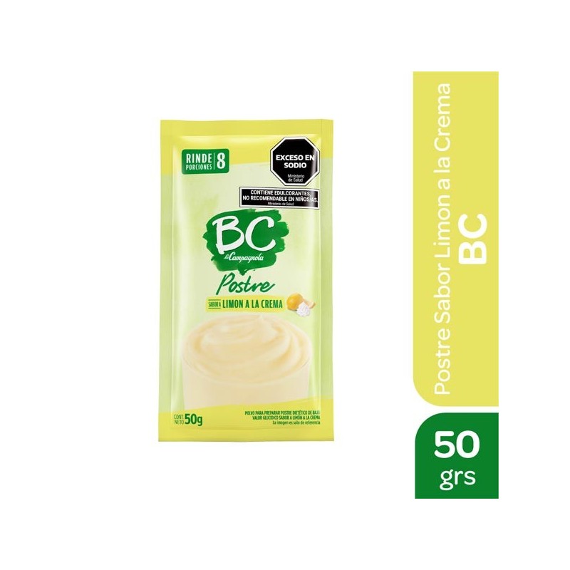 POSTRE BC LIMON/CREMA x50g