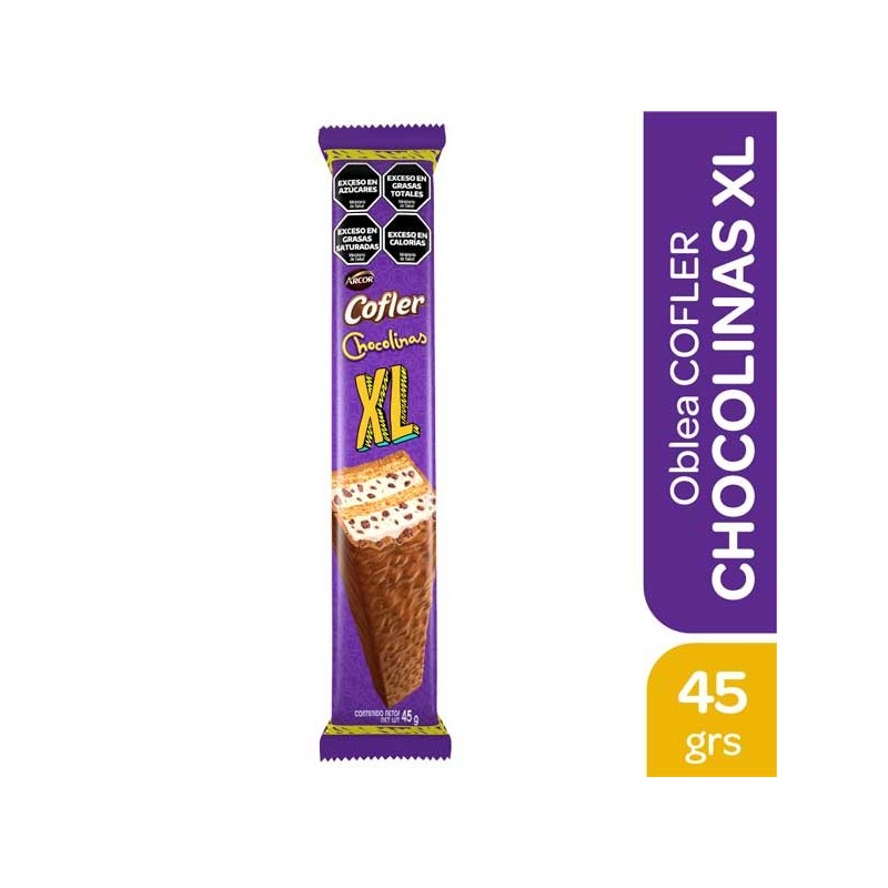 OBLEA CHOCOLINA XL x45g