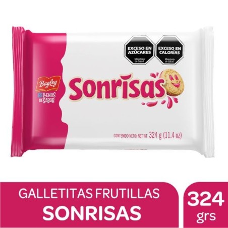 SONRISAS FRAMBUESA 3x108g