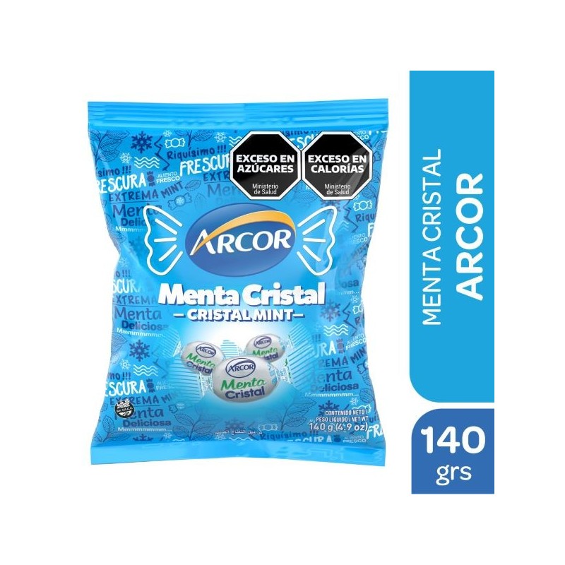 PAQ. CAR. MENTA CRISTAL x140g