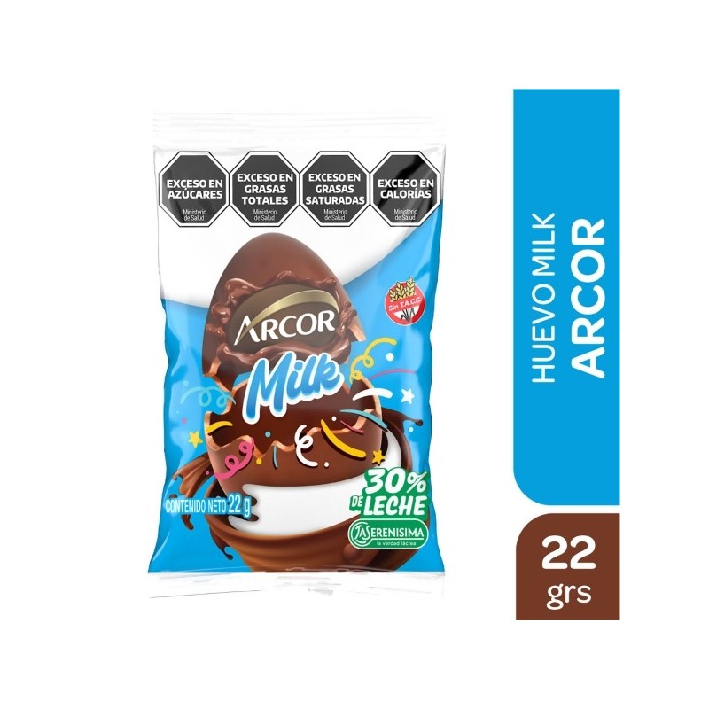 HUEVO ARCOR  MILK 12x22g