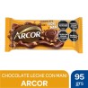 CHOC. ARCOR LECHE/MANI x95g