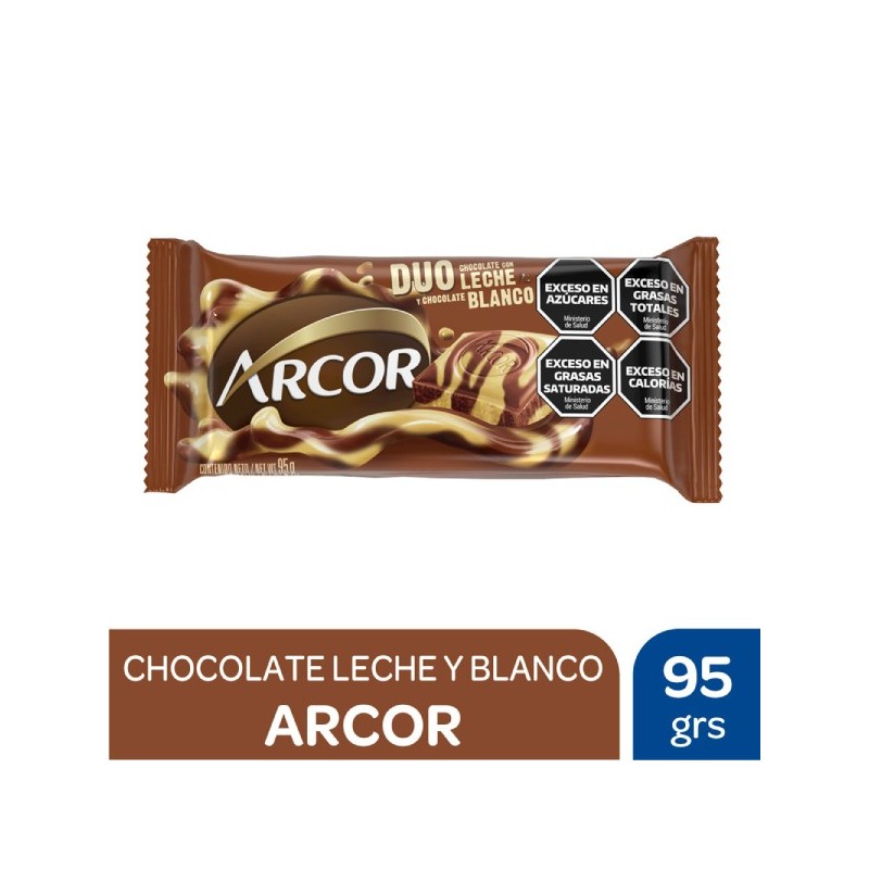 CHOC. ARCOR BCO/LECHx95g