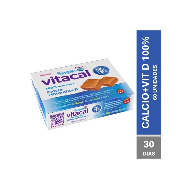 CARAMELO VITACAL 60x8g