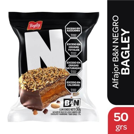 ALFAJOR BYN NEGRO SIMPLE x50g