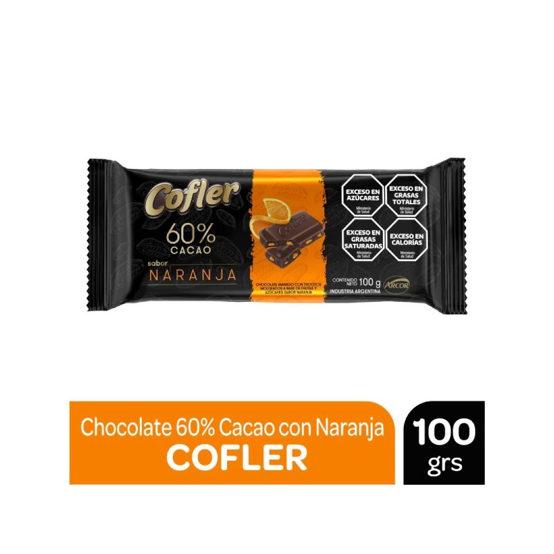 COFLER 60% NARANJA x100g