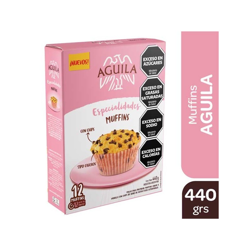 MUFFINS CHIPS AGUILA x440g