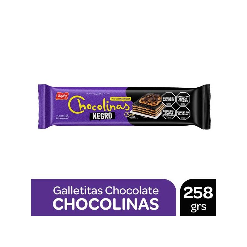 CHOCOLINAS NEGRO x258g