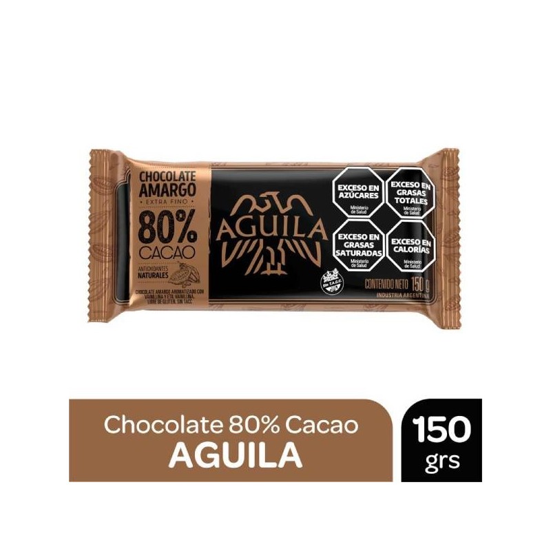 AGUILA 80% CACAO x150g