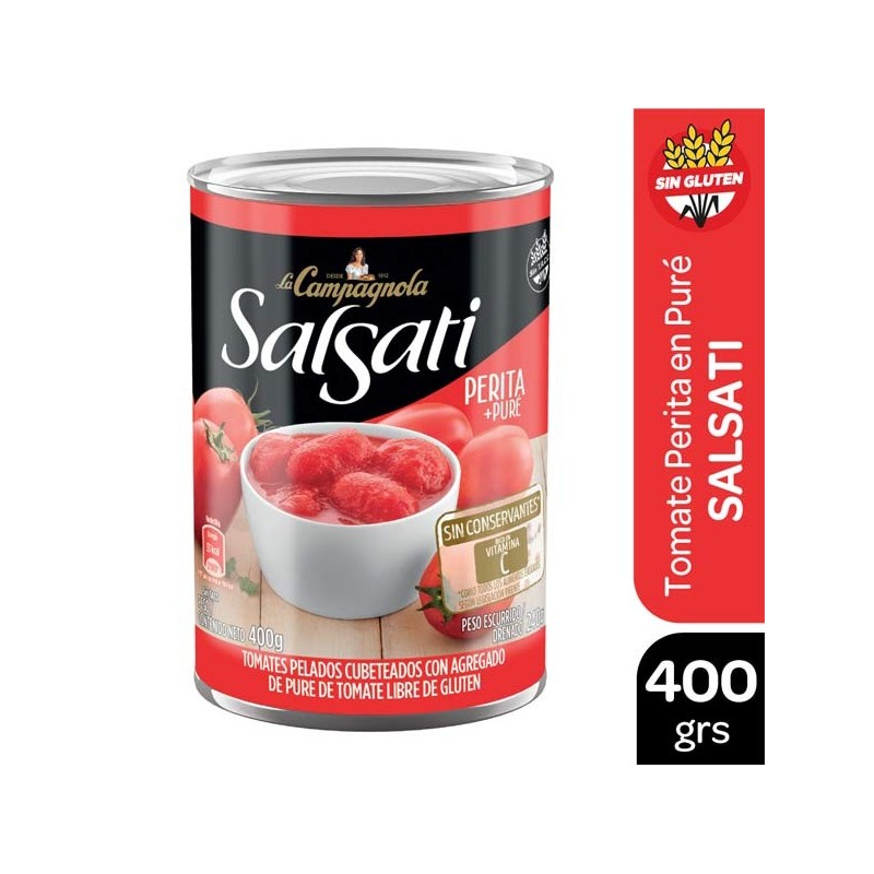 LC SALSATI TOM.+PURE x400Gr.