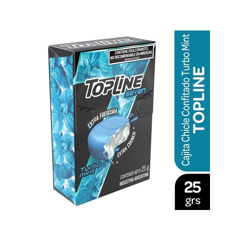 TOPLINE 7 TURBO MINT 6x25g
