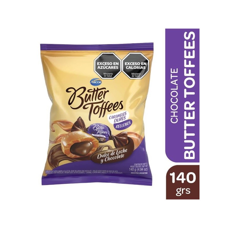 PAQ.BUTTER DL RELL/CHO x140g