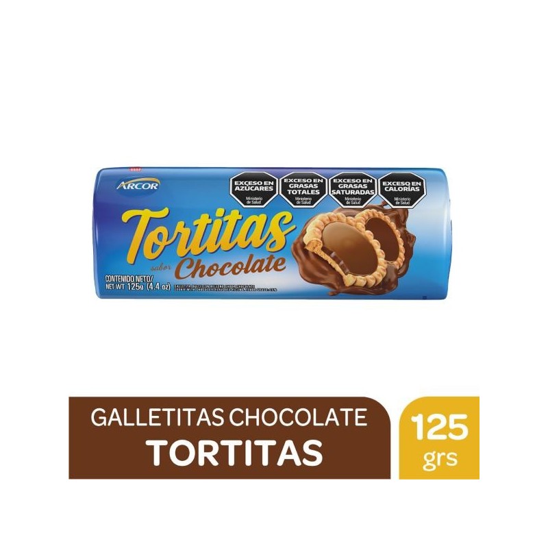 TORTITAS CHOCOLATE x125g.