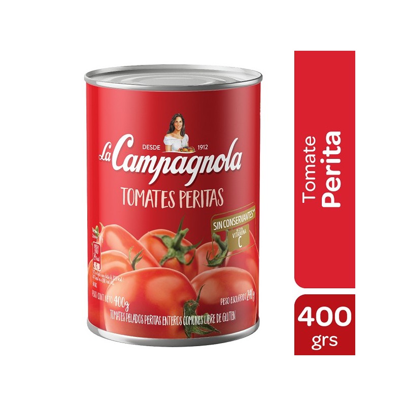 LC TOMATE PELADO x 400Gr.