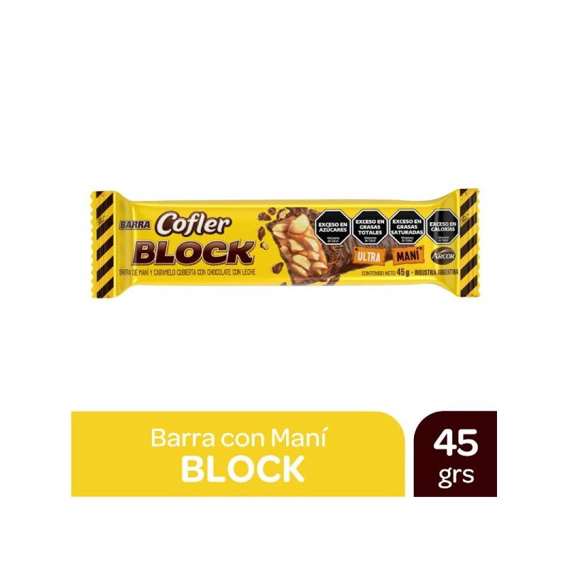 BARRA COFLER BLOCK x45g.