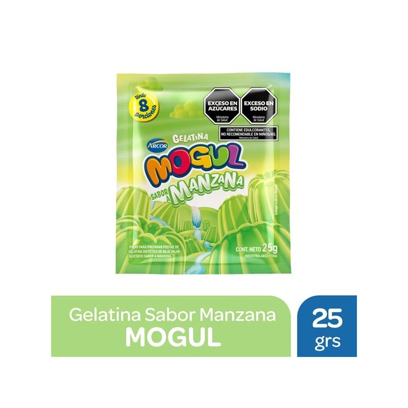 GEL MOGUL MANZANA x25g.