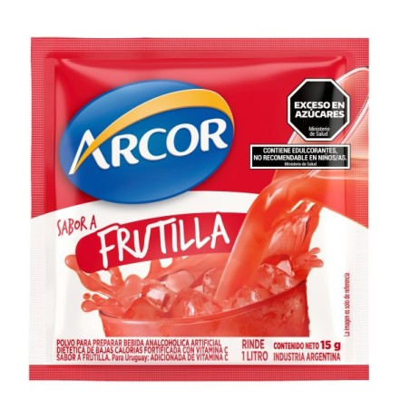 POLVO JUGO FRUTILLA X 18u.
